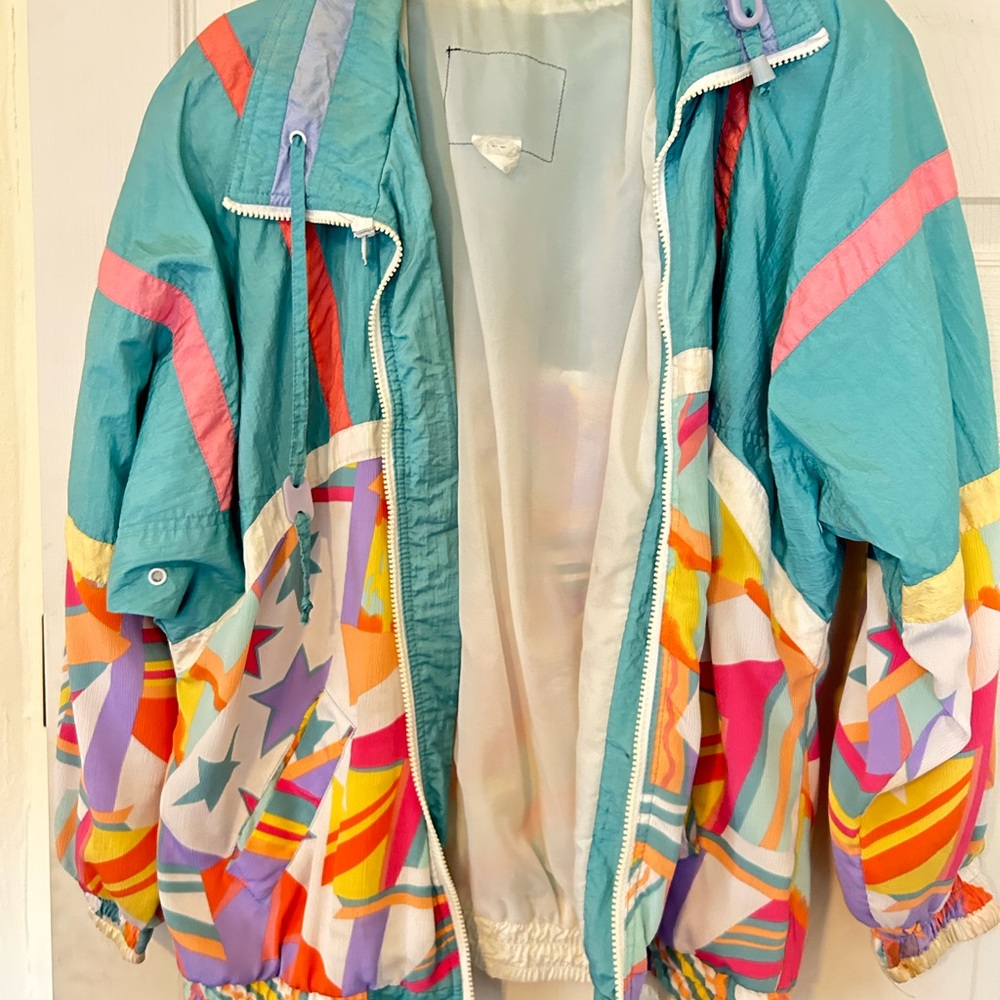 Retro zip up jacket